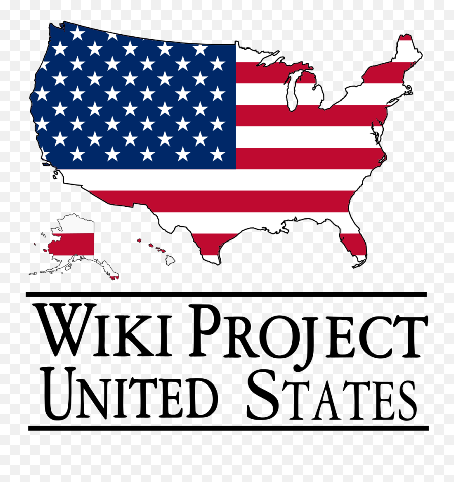 Filewikiproject United States Logosvg - Wikipedia United States Transparent Background Png,Usa Flag Transparent Background