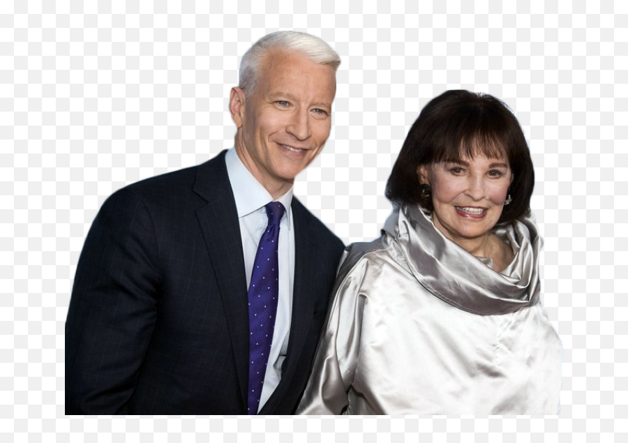 Cnn Anchor Anderson Cooper And Gloria Vanderbilt - Photo Gloria Vanderbilt Png,Cnn Png