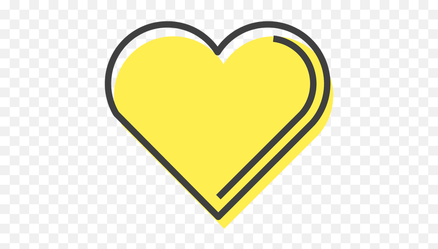 Transparent Png Svg Vector File - Corazon Amarillo,Yellow Heart Png