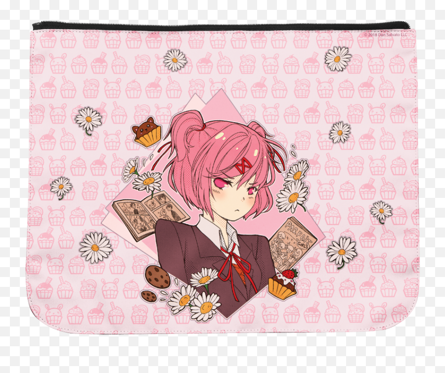 Natsuki Manga Sublimated Messenger Flap - Natsuki Manga T Shirt Png,Natsuki Png