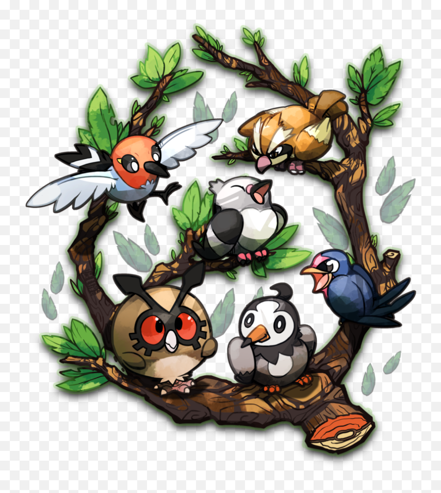 Pokémon By Review 276 - 277 Taillow U0026 Swellow Shiny Pokemon Swellow Png,Pidgey Png