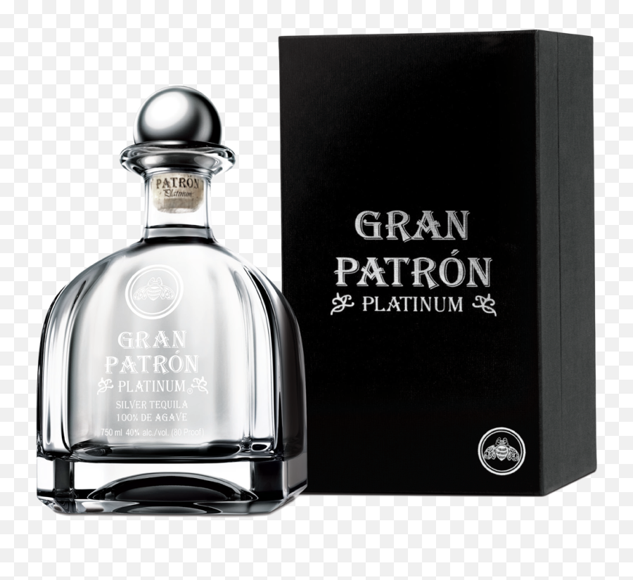Patron Tequila Gran Platinum - Gran Patron Platinum Tequila Png,Patron Bottle Png