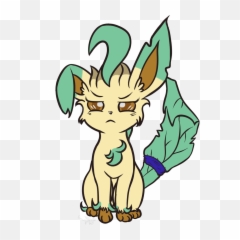 Eevee Fan Art Transparent Png Image - Eevee Evolution Leafeon Fanart,Leafeon Png
