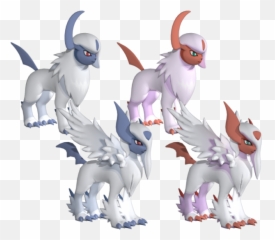 Absol Free 3d Model - Absol 3d Model Png,Absol Png