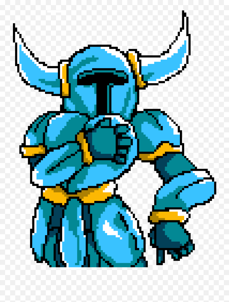 Download Shovel Knight Posing - Pixel Art Full Size Png Shovel Knight Pixel Art,Shovel Knight Transparent