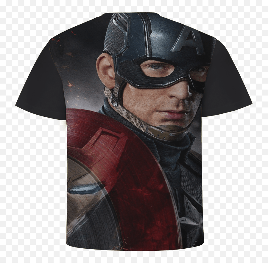 Marvelu0027s Captain America Civil War Art Short Sleeve T - Shirt Captain America And Venom Png,Captain America Civil War Logo Png