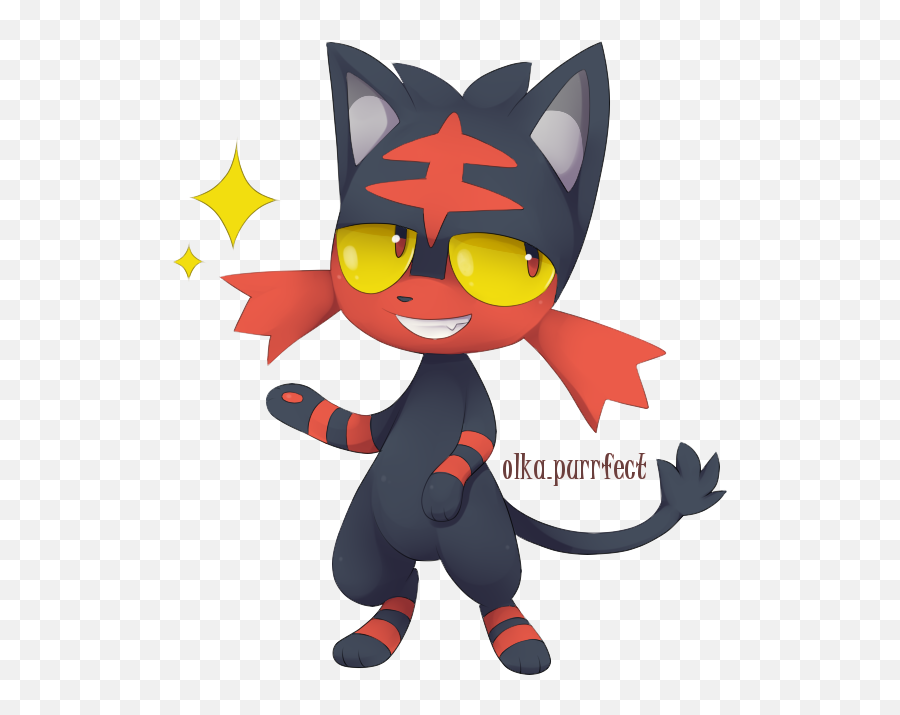 Litten By Marshmallow - Ears Fur Affinity Dot Net Fictional Character Png,Litten Png