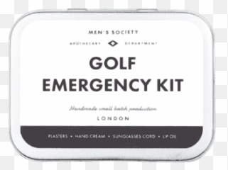 Golf Emergency Kit - Label Png,Black Label Society Logo