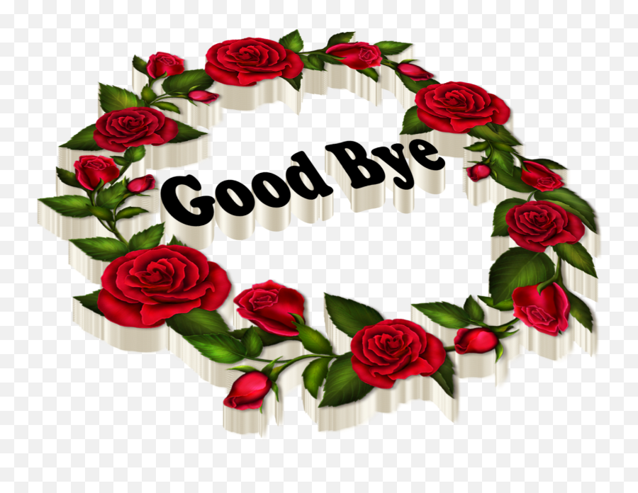 Good Bye Png Transparent Images Free Download - Rose Good Night Flowers,Bye Png