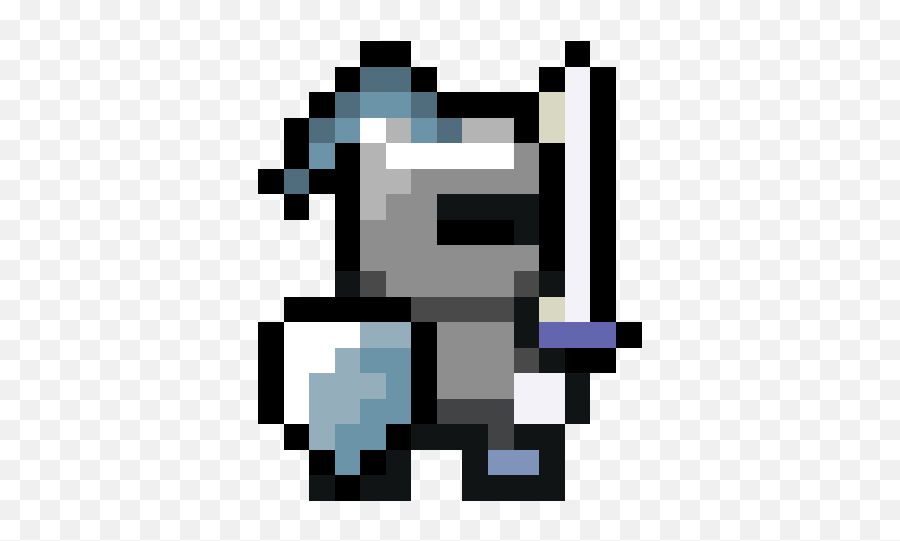 Pixel art apple knight character 27190500 PNG