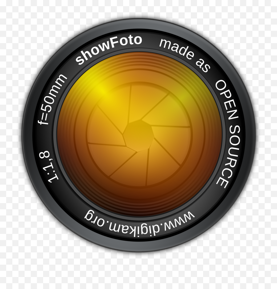 Fileshowfoto Iconsvg - Wikimedia Commons Gold Camera Lens Png,Am Icon