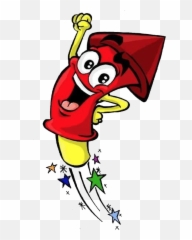 Firework Clipart Display - Cartoon Firecracker png