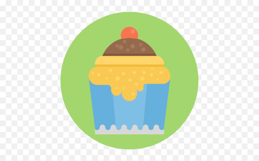 Round - Piewithcherryontopicon Png 993 Free Png Baking Cup,Top Icon Png