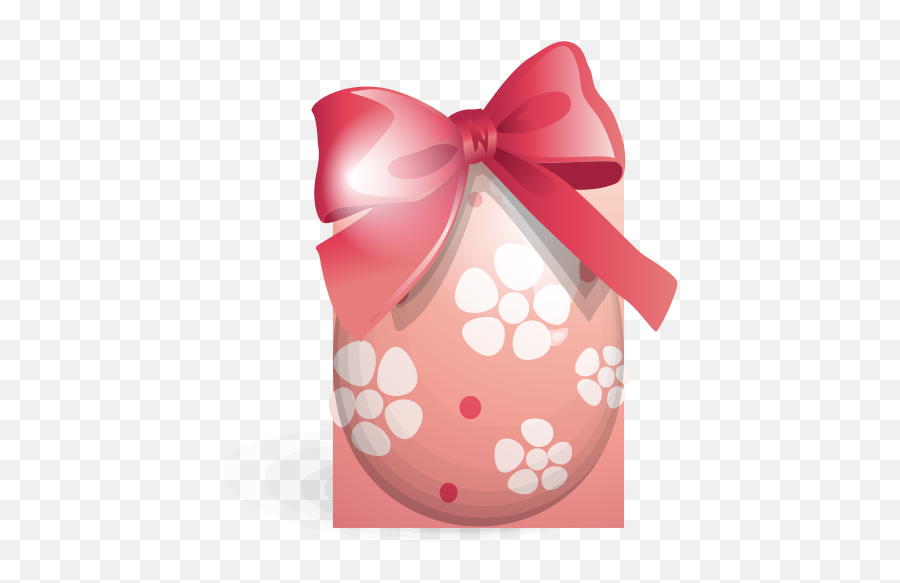 Ribbon Easter Egg Icon - Easter Egg Png,Egg Icon Vector