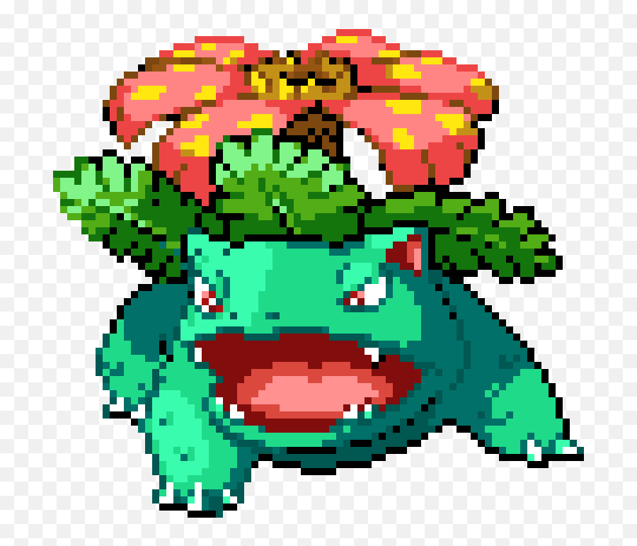 Venusaur - Pokemon Pixel Art Template Png,Venusaur Png