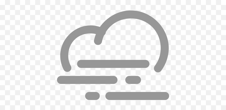Cloud Foggy Weather Icon - Foggy Weather Logo Png,Foggy Png