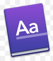 Icon Set For Macos 60 Icons - Purple Dictionary Icon Png,Vocabulary Icon