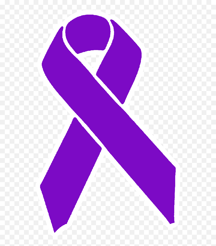 Purple Awareness Ribbon Png Photo - Purple Cancer Ribbon Png,Purple Ribbon Png