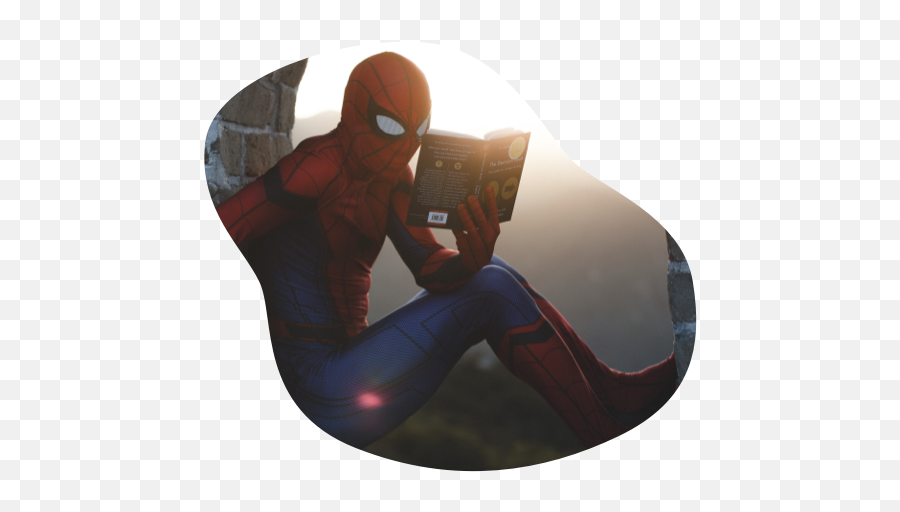 Expertise B2bb2c Content Marketing - Spider Man Studying Png,Spider Man The Icon Book