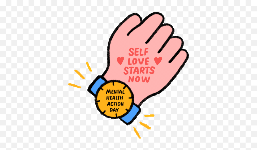 Self Love Starts Now Watch Sticker - Self Love Starts Now Positive Self Love Gif Png,Self Esteem Icon