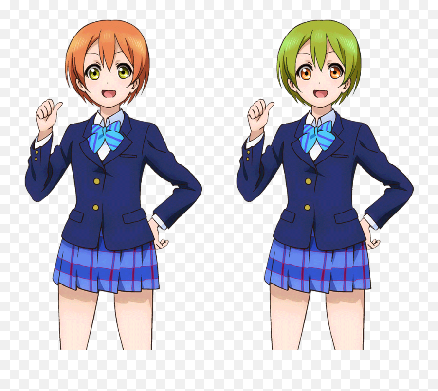 U0027s Members But Their Hair And Eye Colours Are Switched R - Rin Love Live Characters Png,Love Live Rin Icon