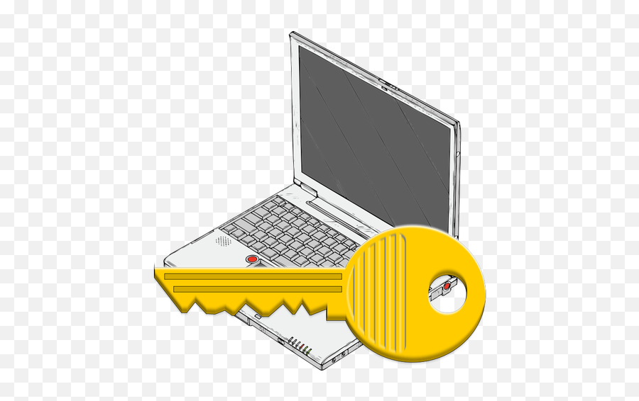 Access Icon Vector Graphics Public Domain Vectors - Laptop Drawing Png,Security Access Icon