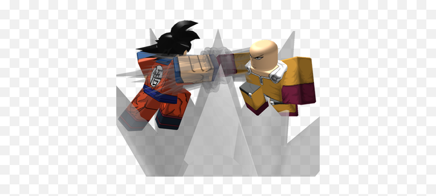 Goku Vs Saitama - Roblox Goku Vs Saitama Roblox Png,Saitama Transparent