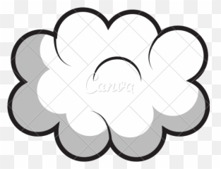Pop Art Cloud Icon - Canva png