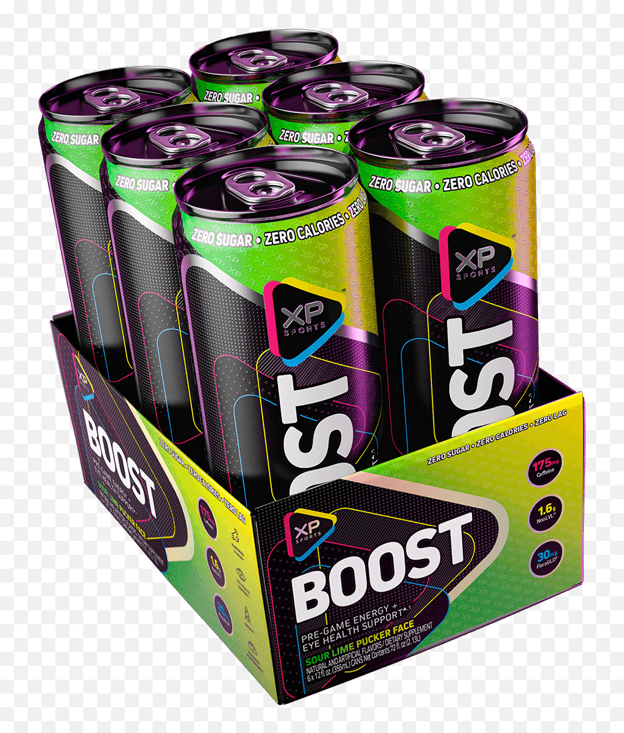 Boost Energy Drink - 6 Pack Cylinder Png,Game Xp Icon