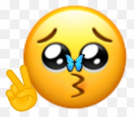 Shy New Sicker Kiss Sticker By Hi Guys - Whatsapp Emoji De Beso png