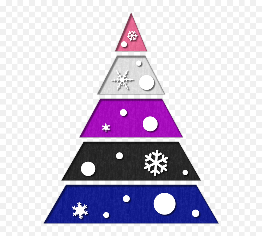 Gender Fluid Xmas Tree - Live Loud Graphics Transparent Rainbow Christmas Tree Png,Demisexual Icon