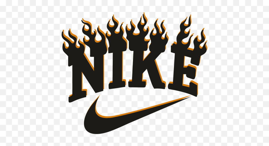 Shop Online Nike Fire Svg File - Nike Flame Logo Png,Nike Icon Png