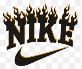 Shop Online Nike Fire Svg File - Flame Logo Png