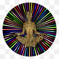 Meditation Yoga Starburst - Free Vector Graphic On Pixabay Bullseye Arch Png,Starburst Transparent Background