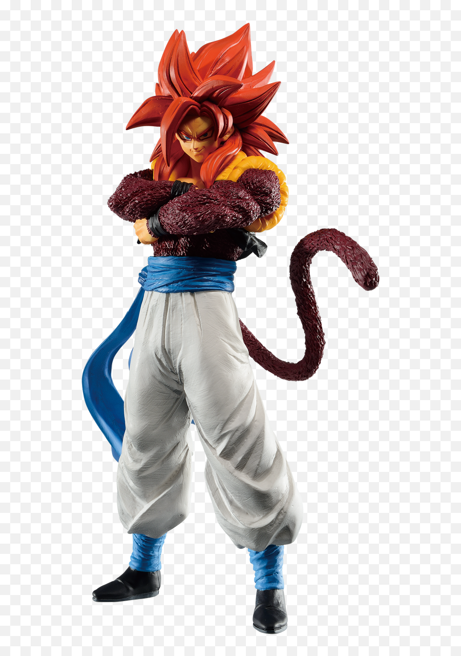 Super Saiyan 4 Gogeta Dragon Ball Z - Dragon Ball Dokkan Battle Super Saiyan 4 Gogeta Ichiban Statue Png,Dokkan Battle Logo