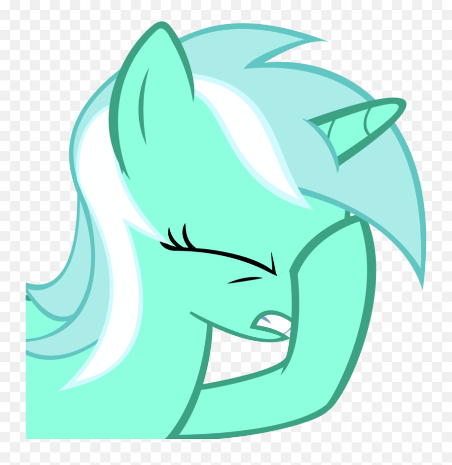 Way Better Than A Face Palm - Mlp Lyra Face Hoof Png,Face Palm Png