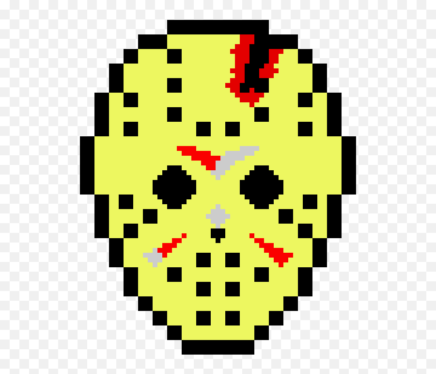 Jason Voorhees Mask Png - Jason Mask Pixel Art,Jason Vorhees Png