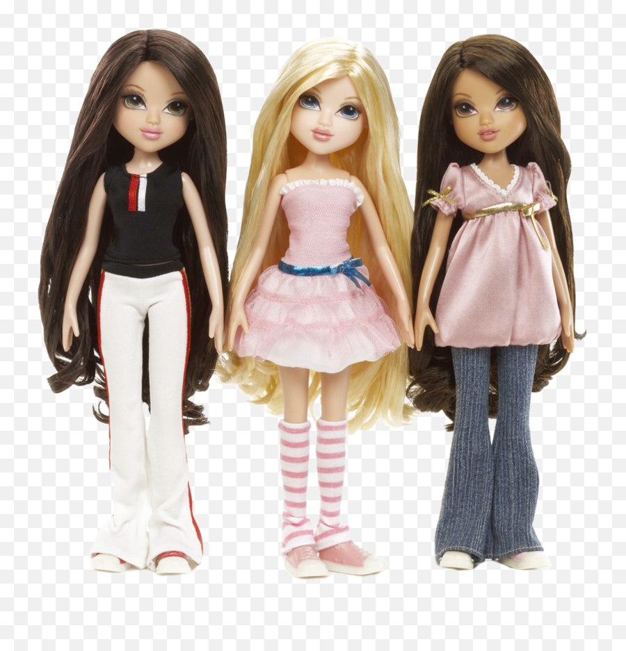 Momoko Doll Moxie Girlz Barbie Bratz - Three Dolls Png Moxie Girlz Dolls,Dolls Png