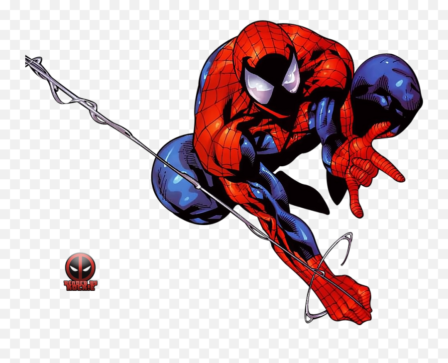 Spiderman Web Slinging Png - Comic Spider Man Web Swing,Spiderman Web Png
