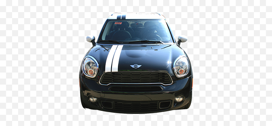 Mini Cooper Double Rally Vinyl Graphic Decal Stripe Kit - Mini Cooper Png,Racing Stripes Png