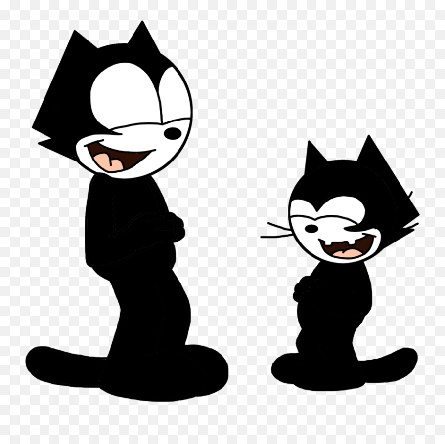 Download Hd Clipart Cat Laughing - Laughing Felix The Cat Png,Felix The Cat Png