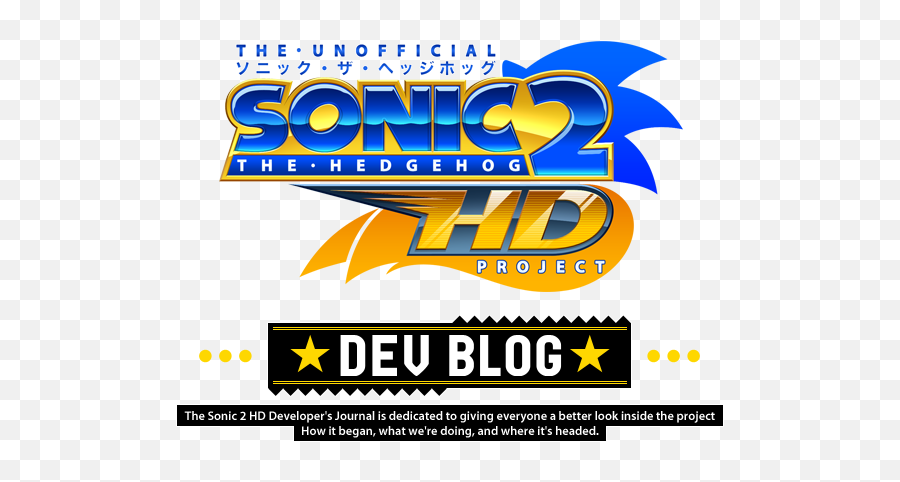 Sonic 2 Hd Developeru0027s Journal - Graphic Design Png,Sonic Hedgehog Logo