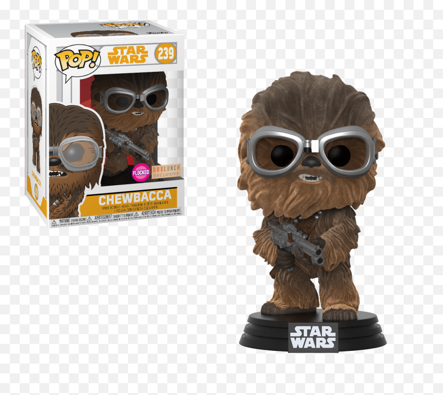 Chewbacca W Goggles Flocked Catalog Funko - Funko Pop Lando Calrissian Png,Chewbacca Png