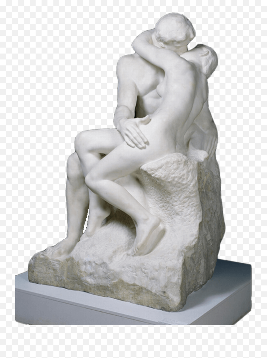 Man With A Broken Nose - Kiss Rodin Sculpture Transparent Background Png,The Thinker Png