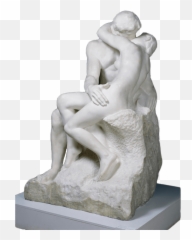Man With A Broken Nose - Kiss Rodin Sculpture Transparent Background Png,The Thinker Png