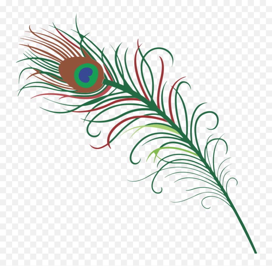 Peacock Feather Clipart - Peacock Feather Tattoo Art Png,Peacock Feathers Png