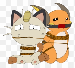 Raichu Comic Clipart Cat Pikachu - Pikachu X Raichu Lemon Png,Meowth Png