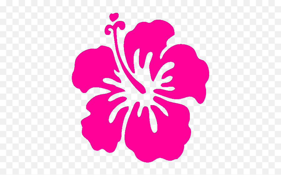 Hibiscus Flower Cartoon 19507 Hd - Hawaiian Flower Clip Art Png,Hibiscus  Flower Png - free transparent png images 
