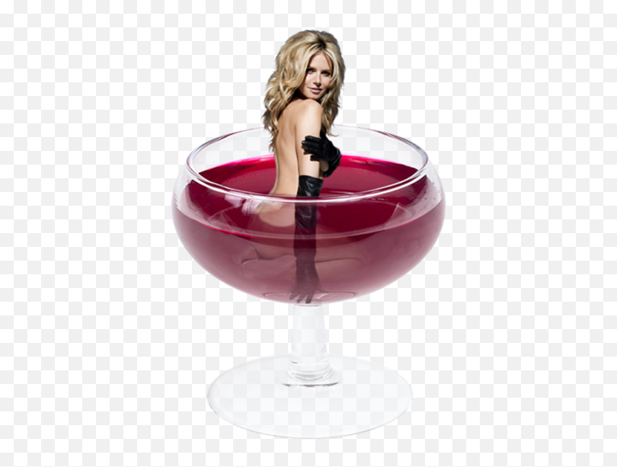 Girl In Glass Png Official Psds - Champagne Stemware,Champagne Glass Png