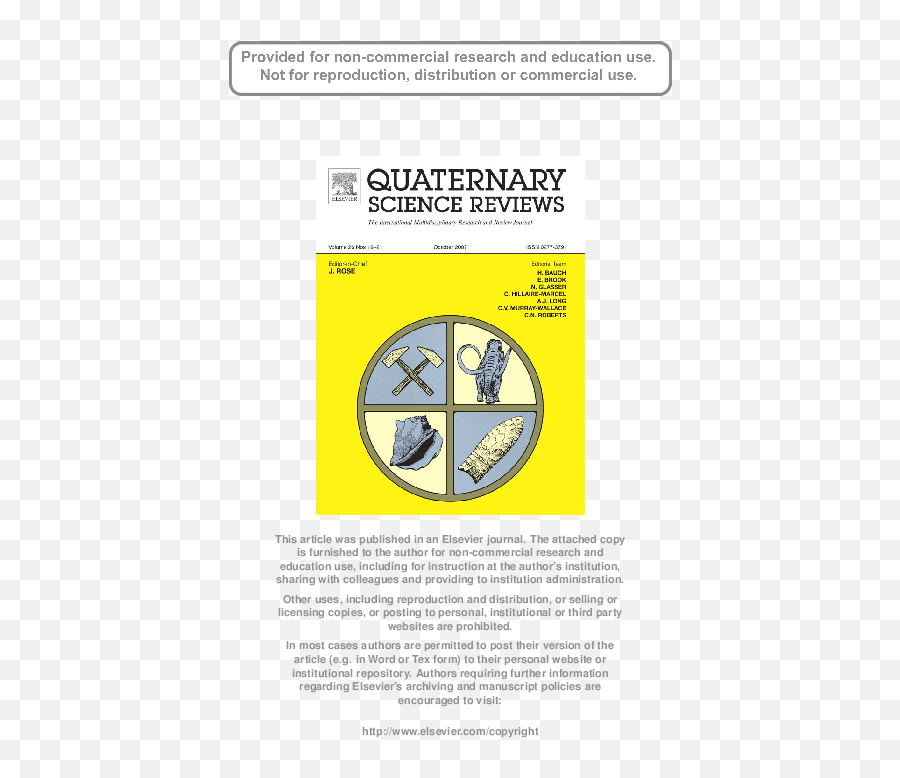 Pdf Glacier Fluctuation And Inferred Climatology Of - Science Png,Ice Age Logo